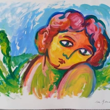 senza titolo cm 77 x 55 anno 1981