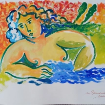 buongiorno cm. 77 x 55 anno 1988