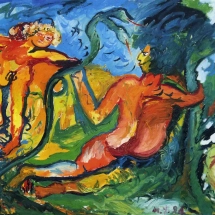 Eden, olio su tela, cm 180x210, 1984