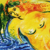 Senza titolo olio su tela, cm 55x85, 1986