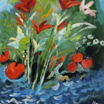 Senza Titolo, olio su tela, cm 60x40, 1983