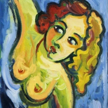 Senza titolo olio su tela, cm 30x40 1989