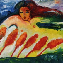 Senza titolo olio su tela, cm 60x90 1984