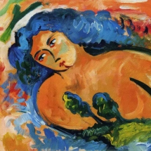 Visione, olio su tela, cm 50x80, 1985